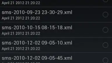 Captura de tela de SMS Backup and Restore 3