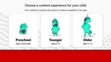 Captura de tela de YouTube Kids 2