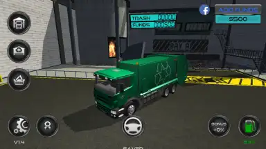 Captura de tela de Trash Truck Simulator 5