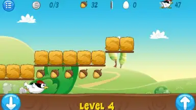Captura de tela de Ninja Chicken 6