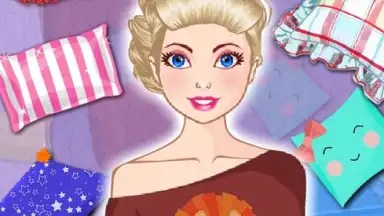 Captura de tela de Princess Pajama Party Dress Up 4