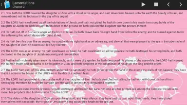 Captura de tela de Holy Bible King James Version 11