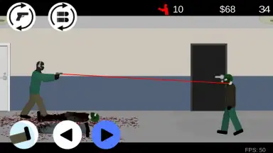 Captura de tela de Flat Zombies: Cleanup and Defense 3