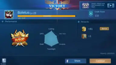 Captura de tela de Mobile Legends 5