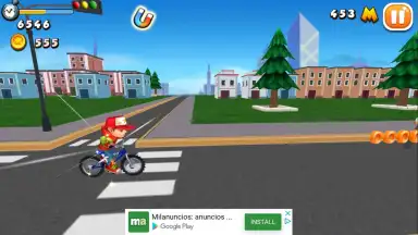 Captura de tela de Bike Race 3D 3