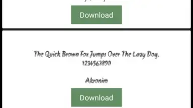 Captura de tela de GxFonts - Custom fonts for Samsung Galaxy 2