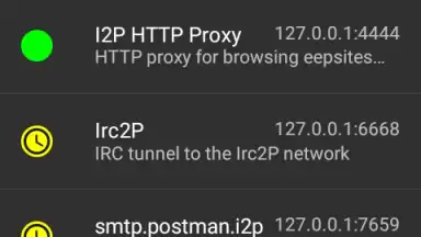 Captura de tela de I2P 3