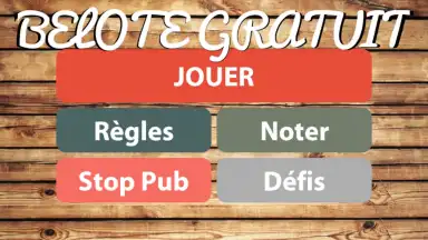 Captura de tela de Belote Gratuit 3