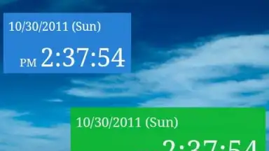 Captura de tela de Seconds Clock Widget 3