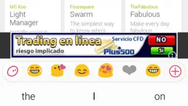 Captura de tela de Swiftmoji Keyboard 6
