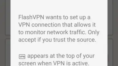 Captura de tela de FlashVPN 3