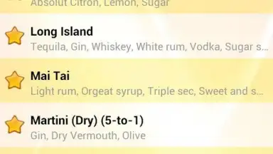 Captura de tela de 8,500 Drink Recipes Free 5
