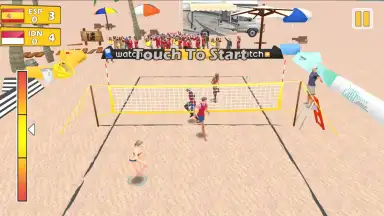 Captura de tela de Volleyball: Spike Master 5