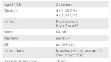 Captura de tela de Device Info HW 3