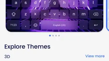 Captura de tela de Font Keyboard 1