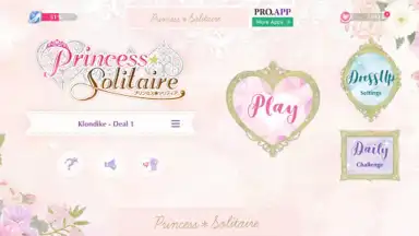 Captura de tela de Princess*Solitaire 1