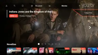 Captura de tela de youtv 3