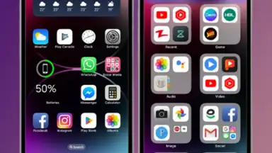 Captura de tela de iphone 14 pro max launcher (iPhone Wallpapers) 2