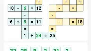 Captura de tela de Cross Math 4