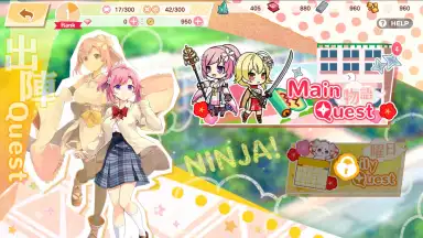 Captura de tela de Moe! Ninja Girls RPG 1