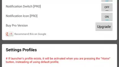 Captura de tela de Settings App 3