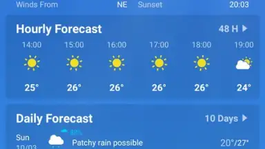 Captura de tela de Local Weather Forecast 4