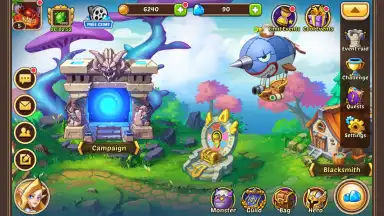 Captura de tela de Idle Heroes 3