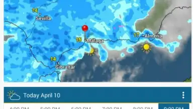 Captura de tela de Weather & Radar 7