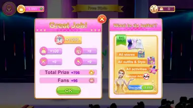Captura de tela de Rich Girl Mall - Shopping Game 14