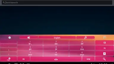 Captura de tela de Pink Keyboard 5