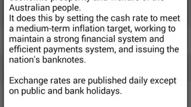 Captura de tela de Daily Currency Rates 3
