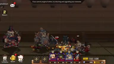 Captura de tela de Tiny Samurai Showdown 16