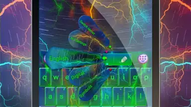 Captura de tela de Electric Color Keyboard 8