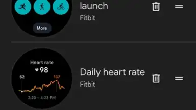Captura de tela de Google Pixel Watch 4