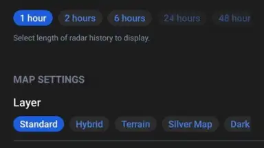 Captura de tela de RainViewer 6