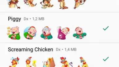 Captura de tela de Stickers WhatsApp 1